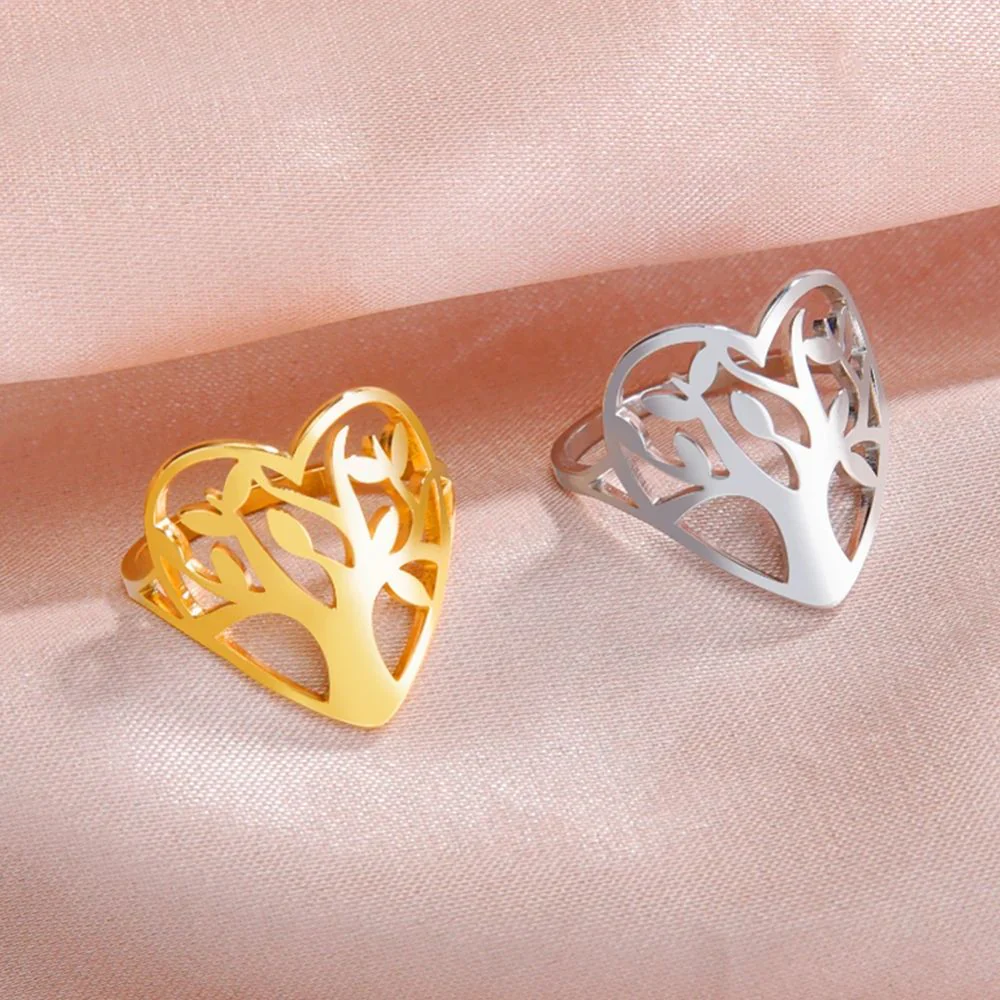 Bague Arbre de Vie Coeur – Image 6