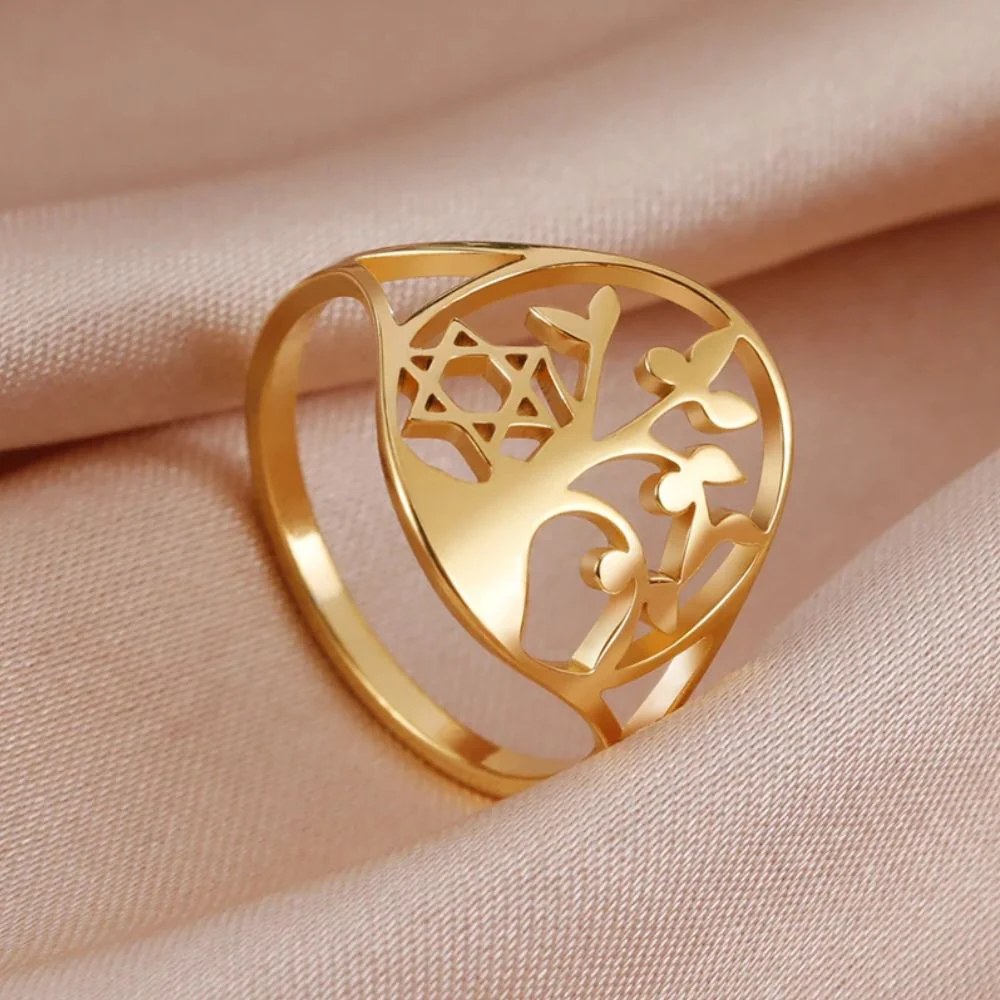 Bague Arbre de Vie Étoile – Image 7