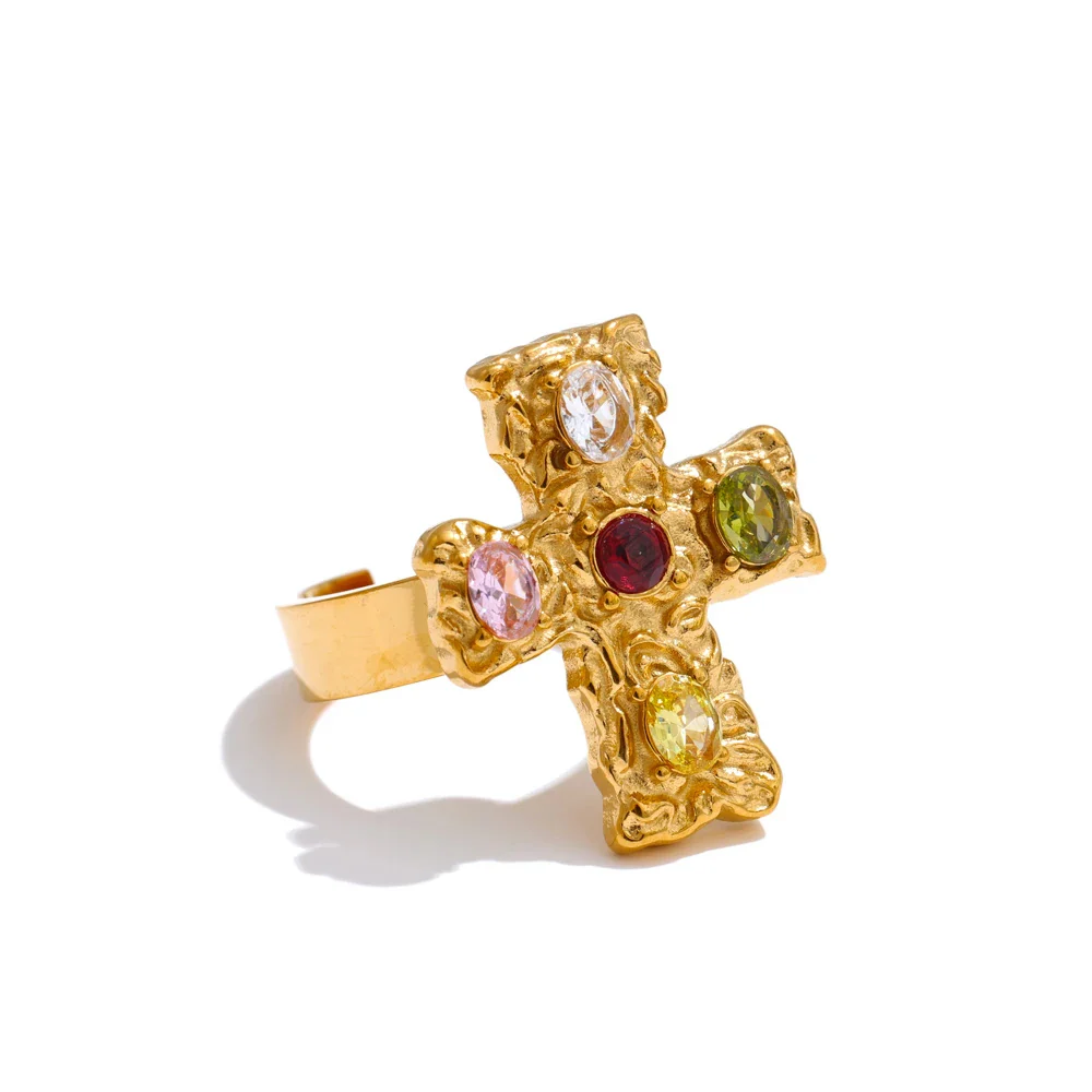 Bague Croix Vintage – Image 3