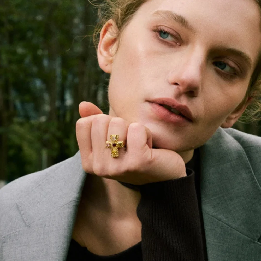 Bague Croix Vintage – Image 5