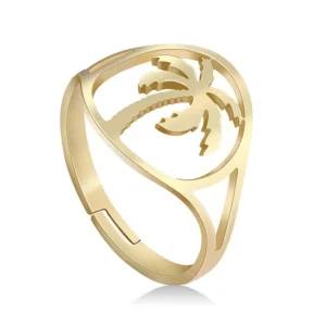 Bague avec Palmier