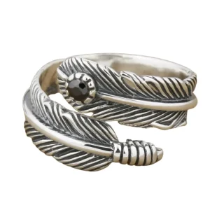 Bague Plume Motard