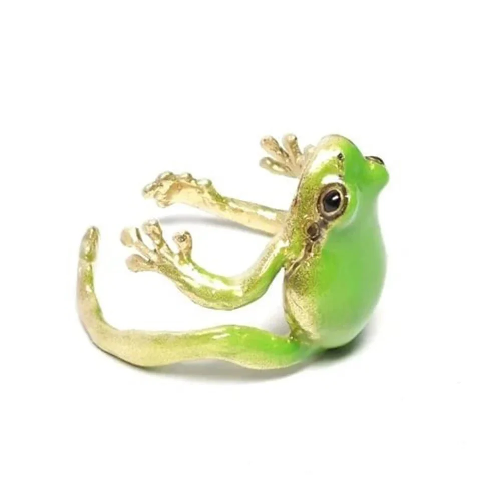 Bague Grenouille Réaliste