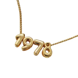 Collier Numéro Bubble