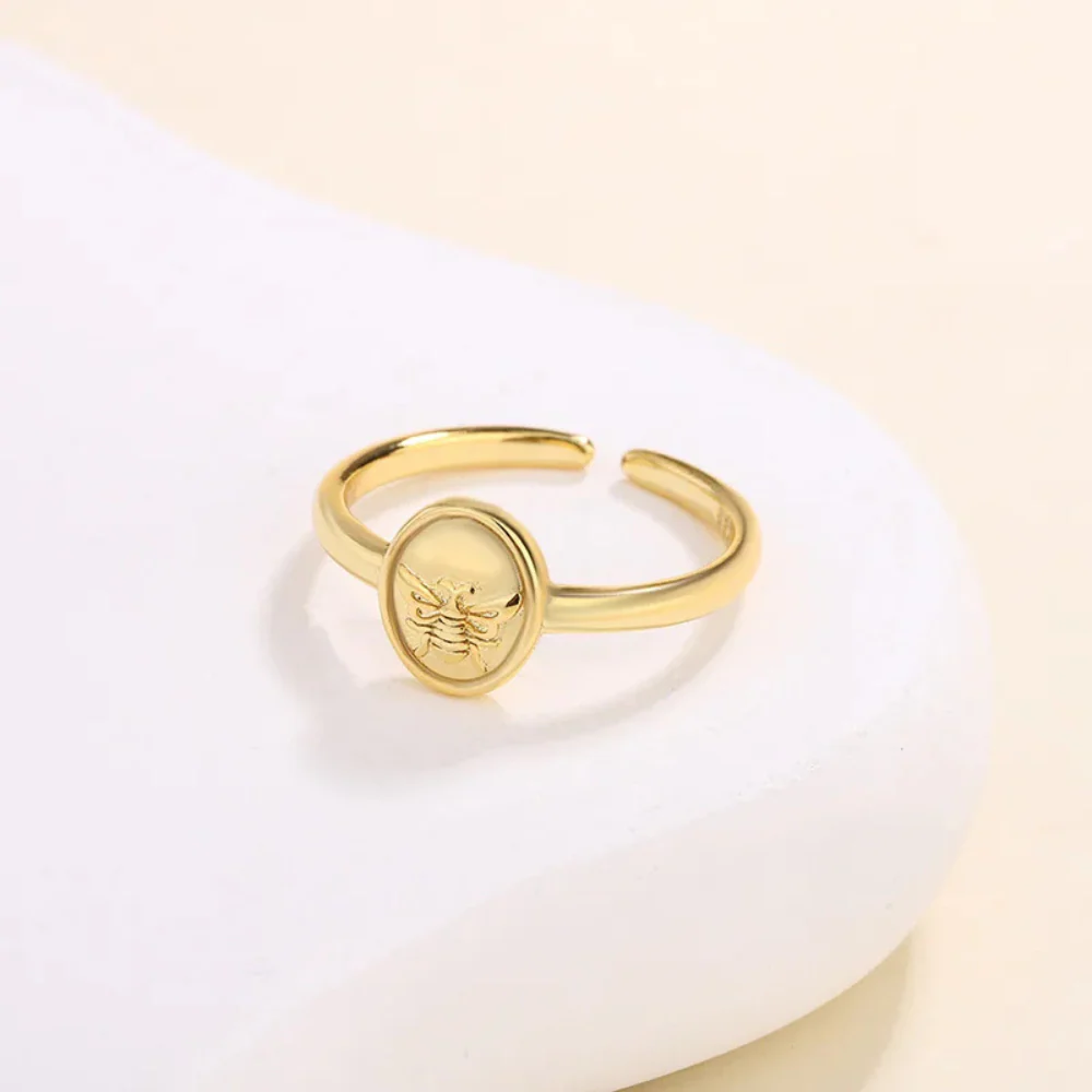 Bague Abeille Acier Inoxydable – Image 7