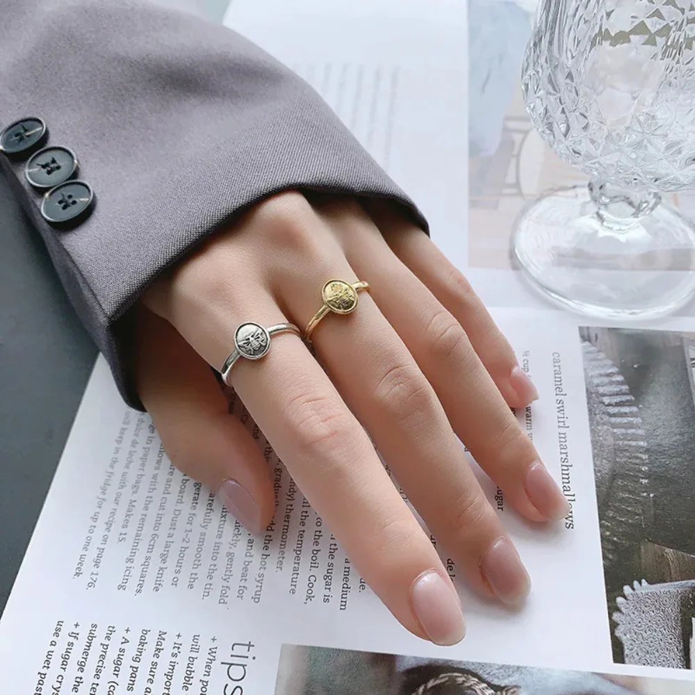 Bague Abeille Acier Inoxydable – Image 4