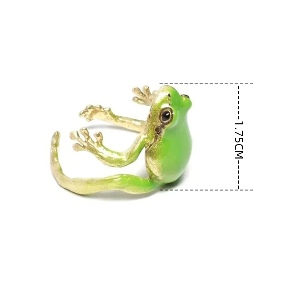 Bague Grenouille Réaliste – Image 5
