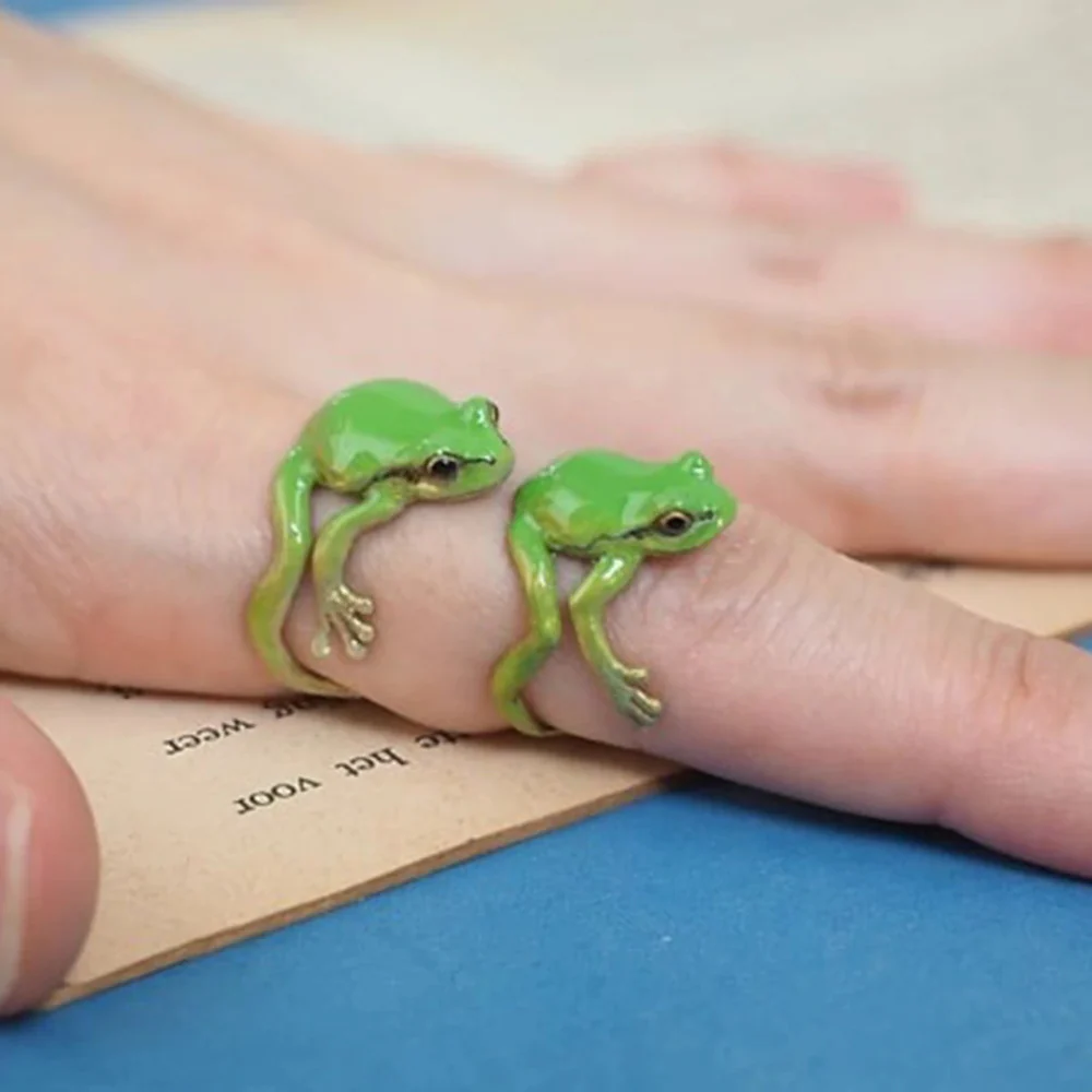 Bague Grenouille Réaliste – Image 7