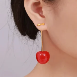 Boucles d'Oreilles Cerise Design