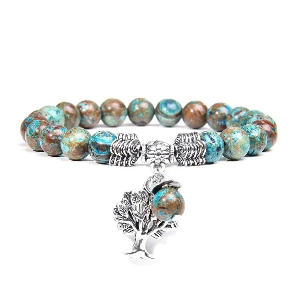 Bracelet Arbre de Vie Perle Argent – Image 6