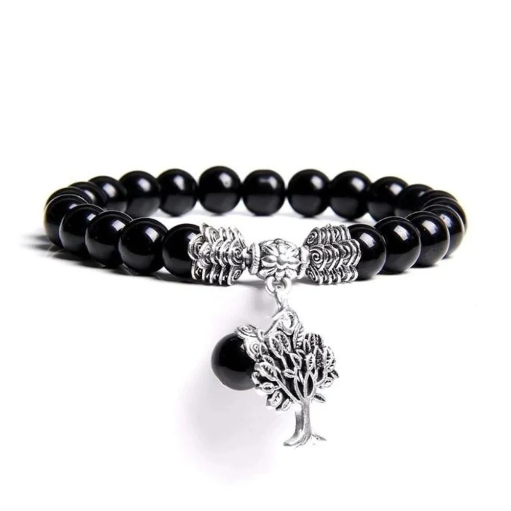 Bracelet Arbre de Vie Perle Argent – Image 7