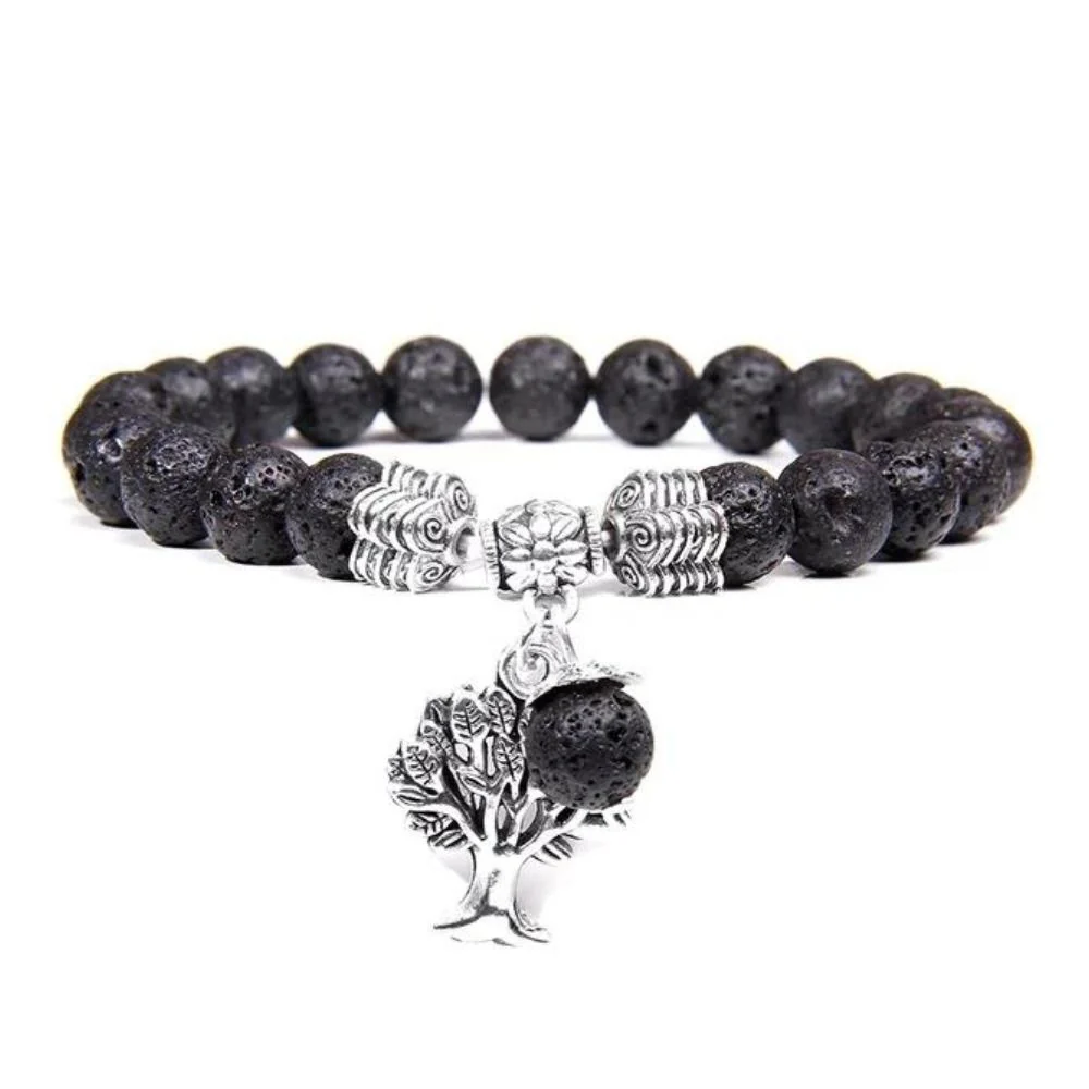 Bracelet Arbre de Vie Perle Argent – Image 2