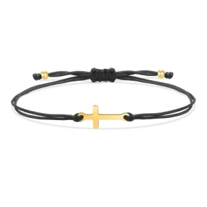 Bracelet Croix Cordon