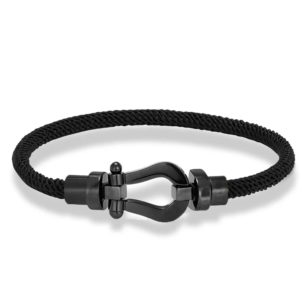 Bracelet Fer à Cheval Tissu