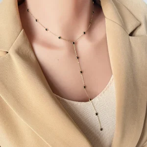 Collier en Y Brillant