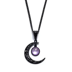 Collier Lune Gothique