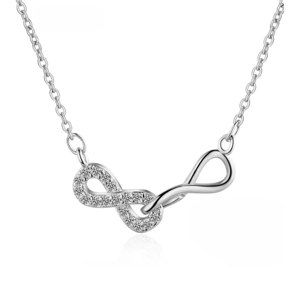 Collier Infini Argent Love – Image 2