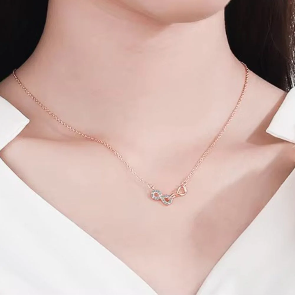 Collier Infini Argent Love – Image 4