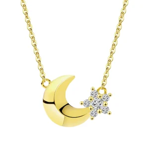 Collier Lune Étoile