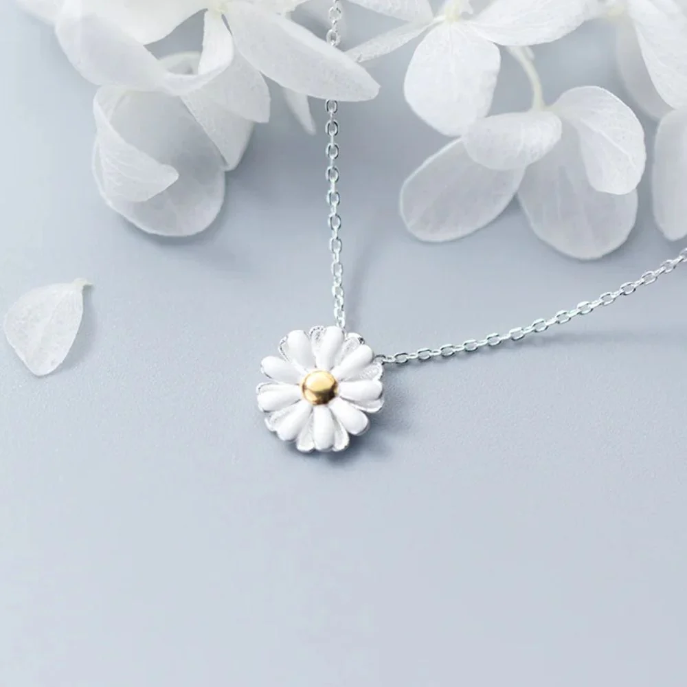Collier Marguerite Argent – Image 6