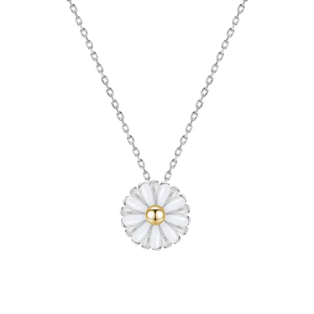Collier Marguerite Argent – Image 2