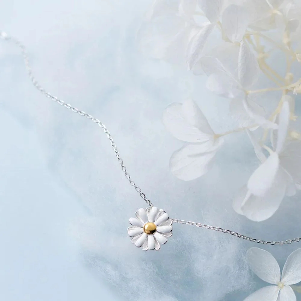 Collier Marguerite Argent – Image 5