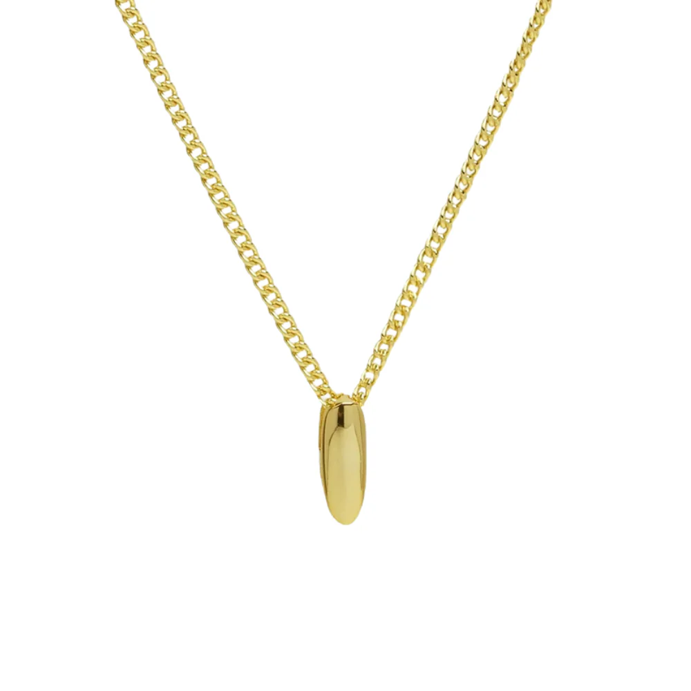 Collier Mini Lettre I Bubble – Image 2