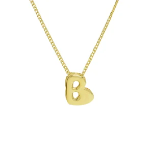 Collier Mini Lettre B Bubble