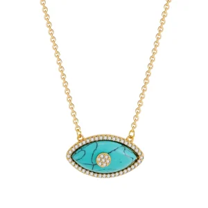 Collier Œil Protecteur Turquoise