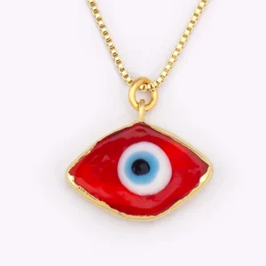 Collier Œil Chance Rouge